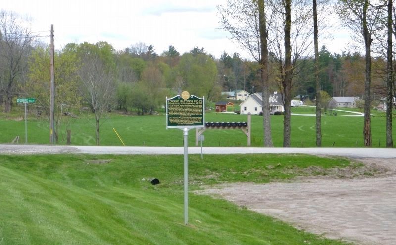 Edward Hastings Ripley marker seen from road. Click for full size. Edward Hastings Ripley marker seen from road image. Click for full size.