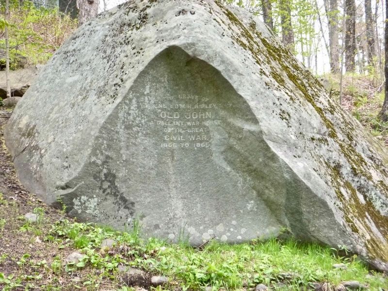 Edward Hastings Ripley's Horse's Stone. Click for full size. Edward Hastings Ripley's Horse's Stone image. Click for full size.