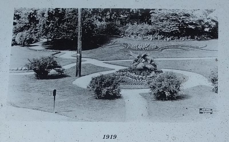 Michigan Central Railroad Gardens Marker - Left Image image. Click for full size.