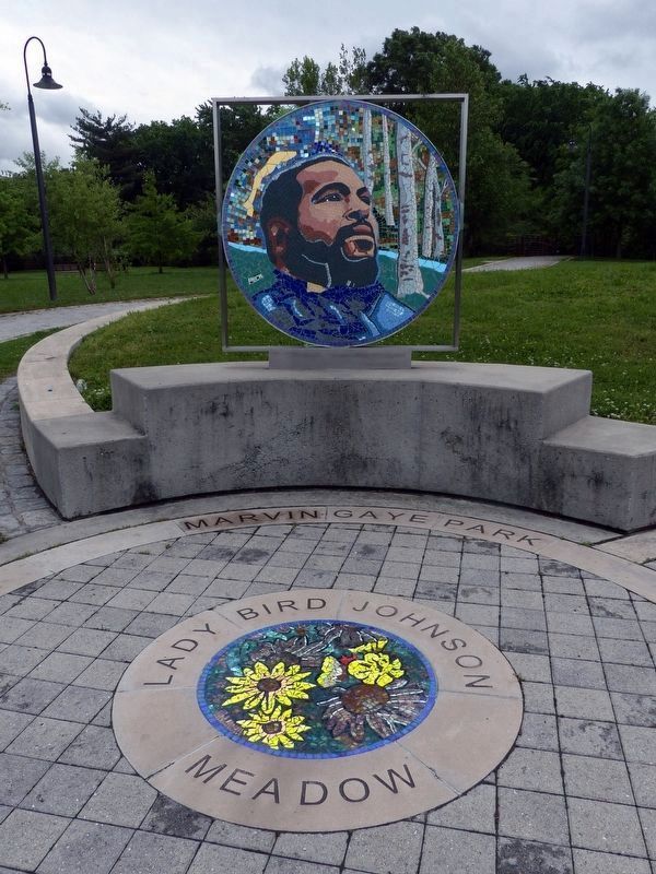 Marvin Gaye Park<br>Lady Bird Johnson Meadow. Click for full size. Marvin Gaye Park<br>Lady Bird Johnson Meadow image. Click for full size.