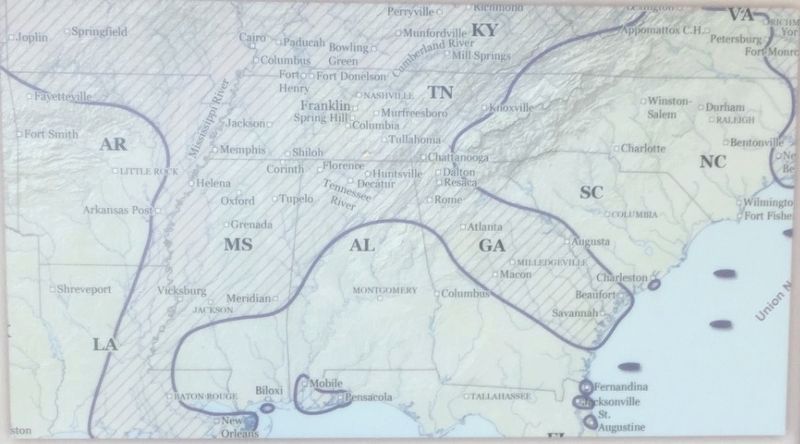 The Confederacy in 1864. Click for full size. The Confederacy in 1864 image. Click for full size.
