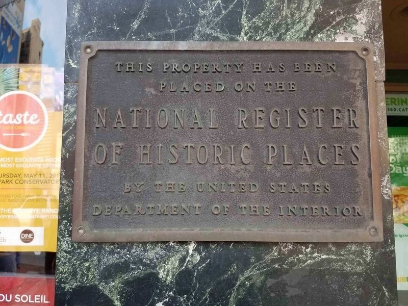 Columbia Building NRHP Marker. Click for full size. Columbia Building NRHP Marker image. Click for full size.