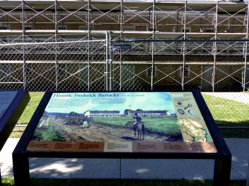 Historic Frederick Barracks Marker image. Click for full size.