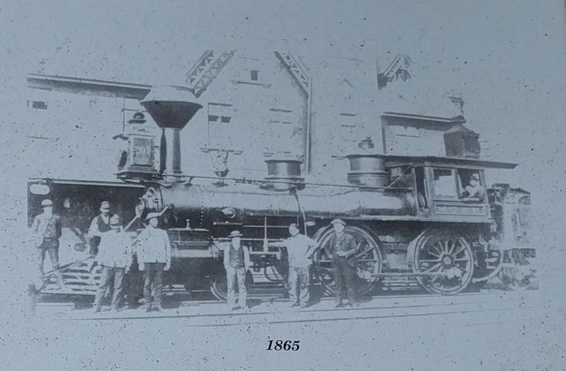 Michigan Central Railroad Depot Marker - Right Image. Click for full size. Michigan Central Railroad Depot Marker - Right Image image. Click for full size.