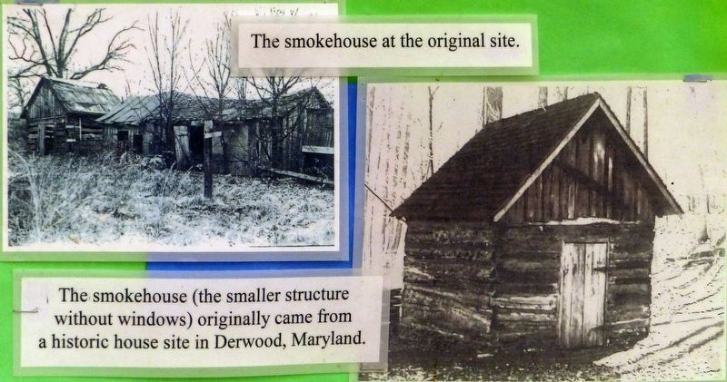The Smokehouse at the original site. image. Click for full size.