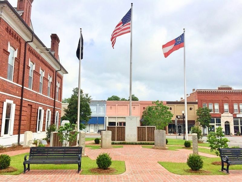 Viet Nam War Monument is under the black POW*MIA flag.. Click for full size. Viet Nam War Monument is under the black POW*MIA flag. image. Click for full size.