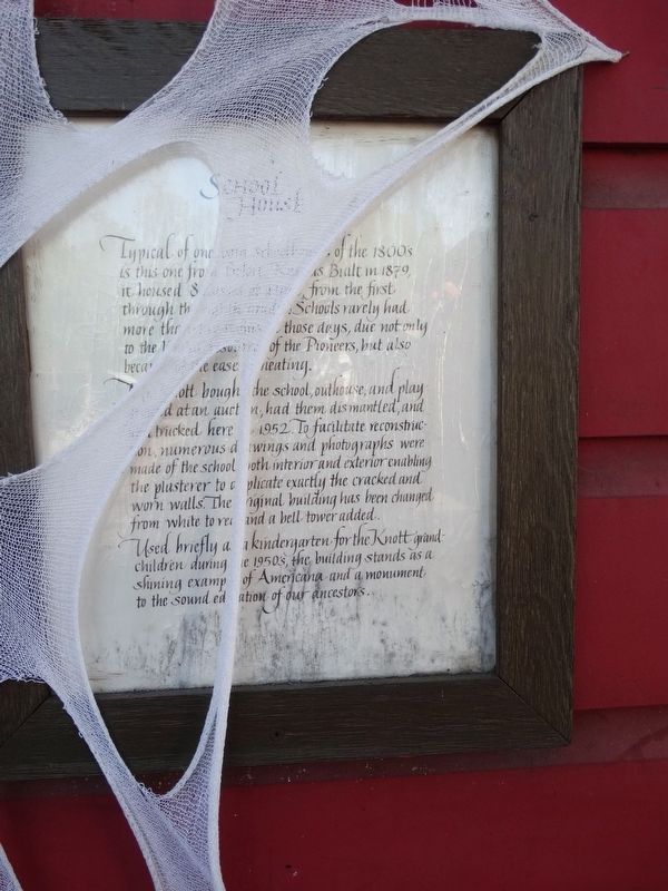 School House Marker. Click for full size. School House Marker image. Click for full size.