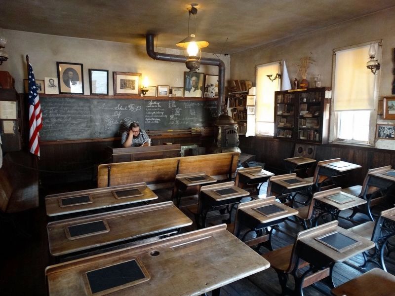 Interior of Schoolhouse image. Click for full size.