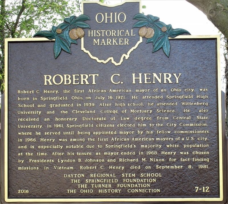 Robert C. Henry Marker image. Click for full size.