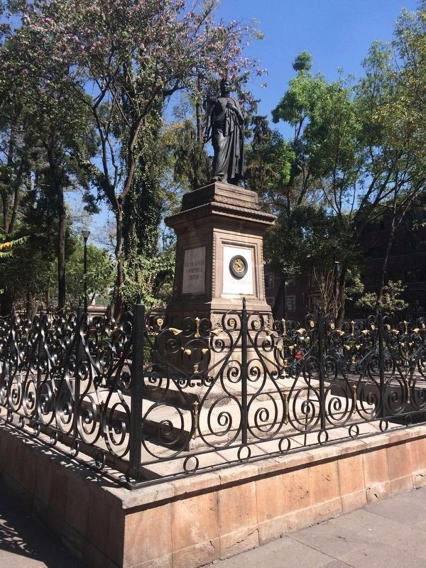 Vicente Guerrero monument and Marker. Click for full size. Vicente Guerrero monument and Marker image. Click for full size.