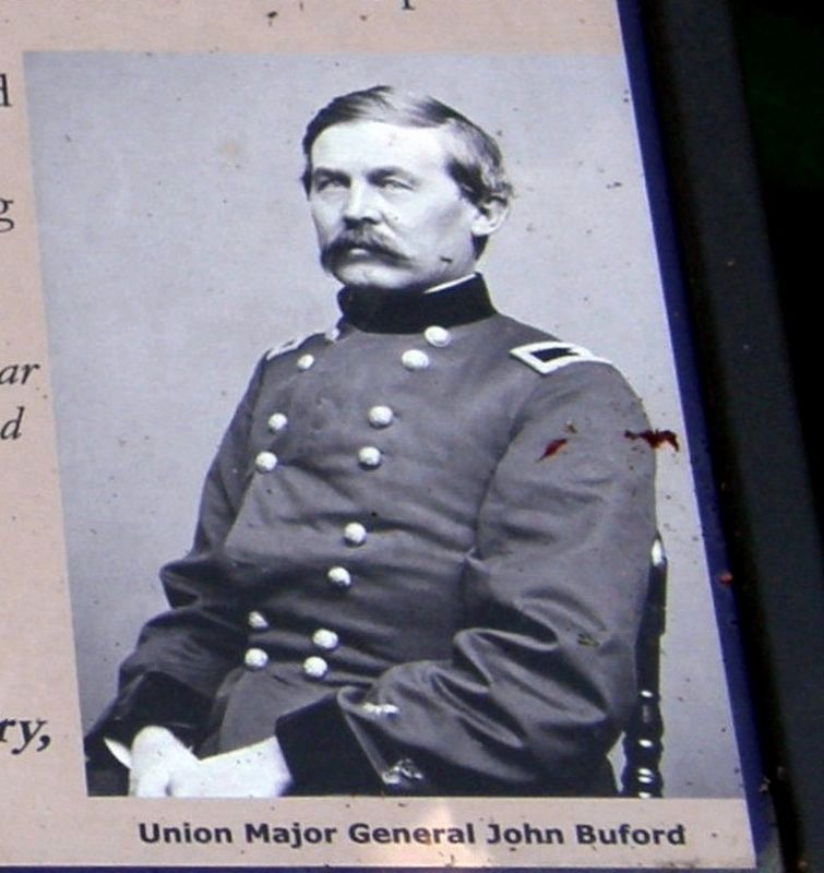 Union Major General John Buford. Click for full size. Union Major General John Buford image. Click for full size.
