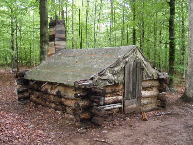 Reconstructed Soldiers' Cabins image. Click for full size.