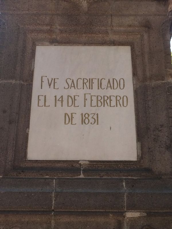 Vicente Guerrero Marker. Click for full size. Vicente Guerrero Marker image. Click for full size.
