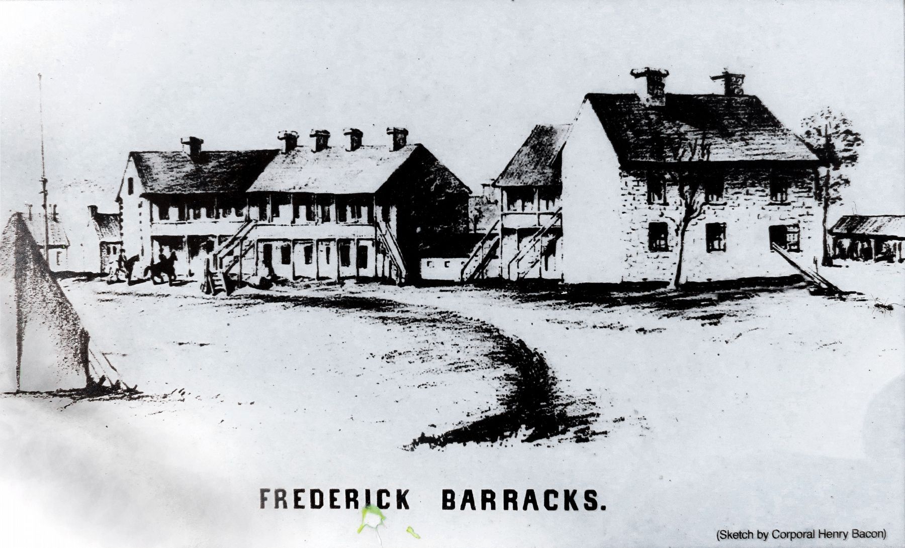Frederick Barracks image. Click for full size.