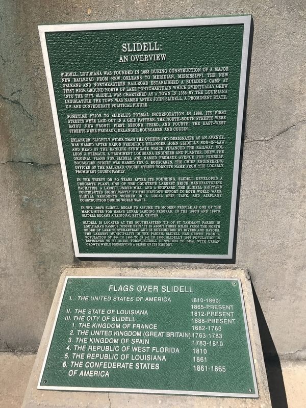 Slidell: An Overview Marker image. Click for full size.