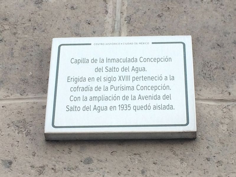 Chapel of the Immaculate Conception of the Waterfall Marker image. Click for full size.