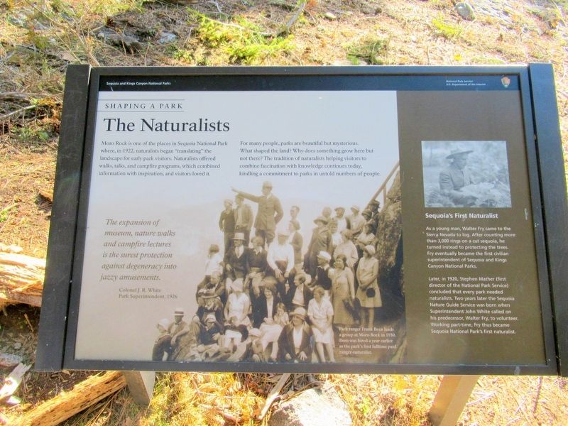The Naturalists Marker. Click for full size. The Naturalists Marker image. Click for full size.