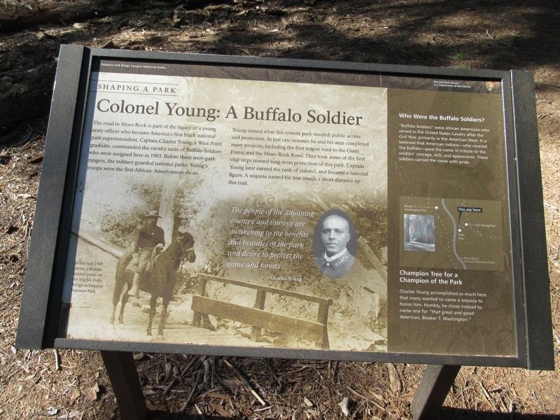 Colonel Young: A Buffalo Soldier Marker image. Click for full size.