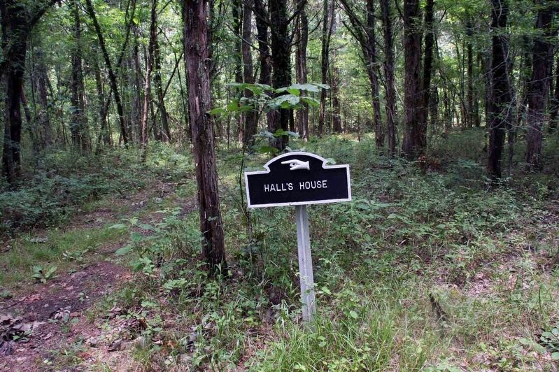 Hall House marker image. Click for full size.