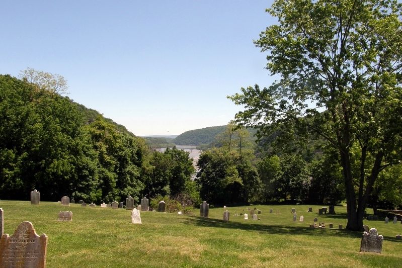 View from the headstone image. Click for full size.