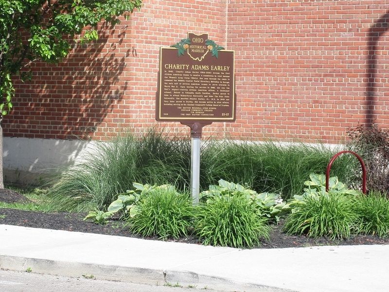 Charity Adams Earley Marker. Click for full size. Charity Adams Earley Marker image. Click for full size.
