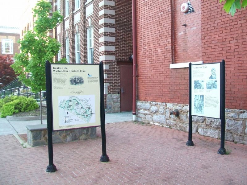 Explore the Washington Heritage Trail / Afoot in Historic Charles Town Marker image. Click for full size.