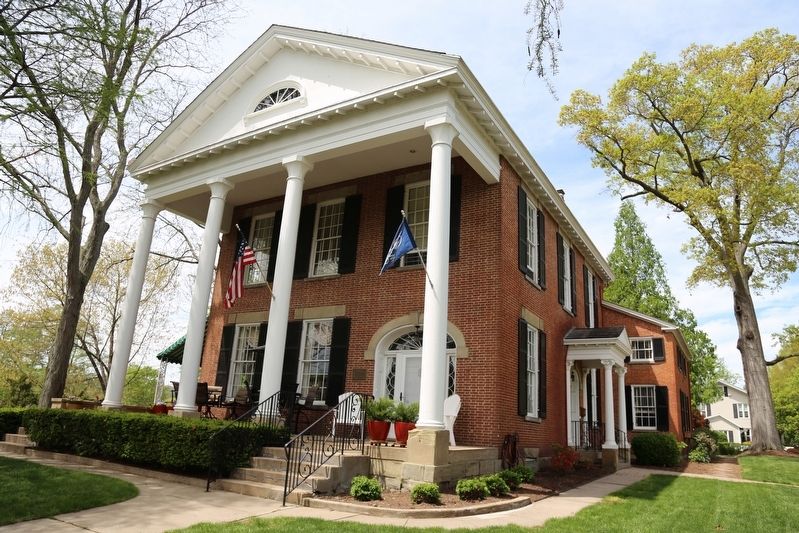 Marietta College President�s Home and Marker image. Click for full size.