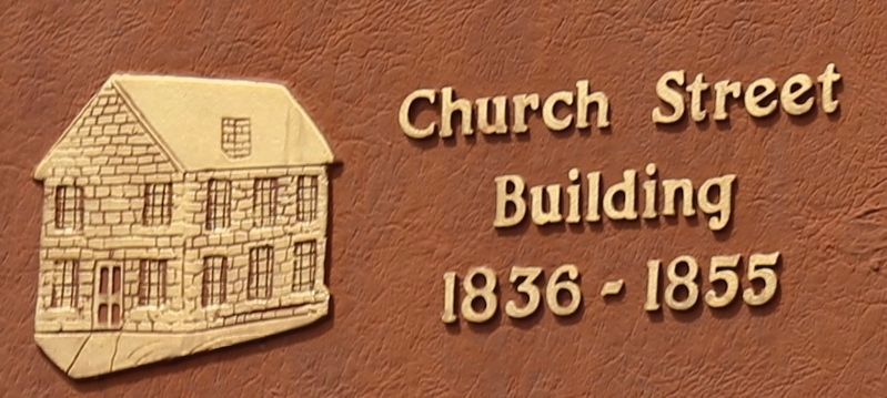 Church Street Building, 1836–1855. Click for full size. Church Street Building, 1836–1855 image. Click for full size.