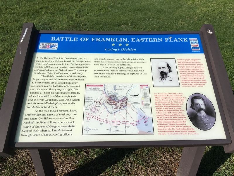 Eastern Flank Battlefield Park Marker image. Click for full size.