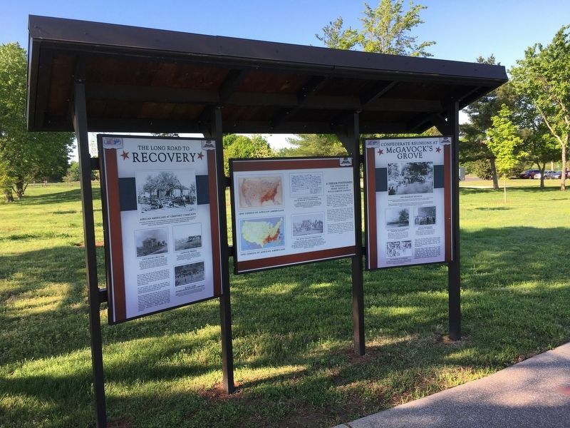 Confederate Reunions at McGavock's Grove Marker image. Click for full size.
