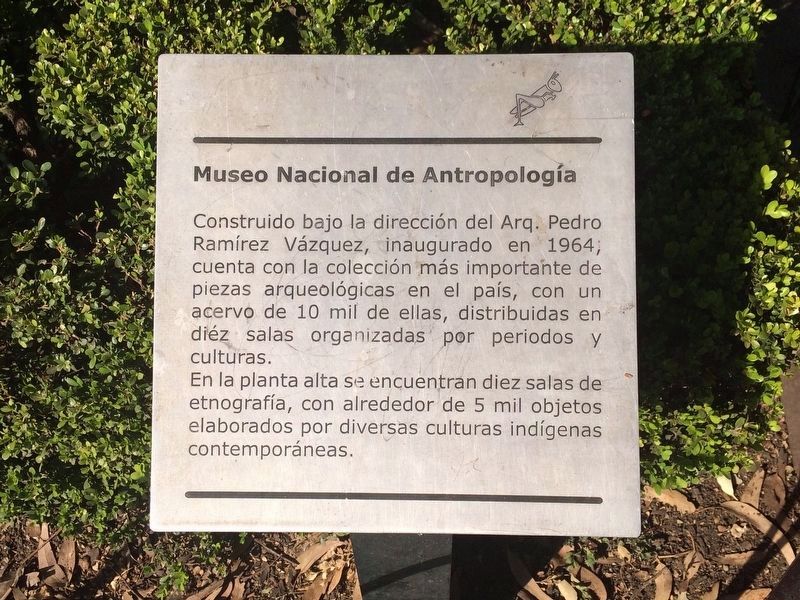 A nearby additional National Anthropology Museum of Mexico Marker image. Click for full size.