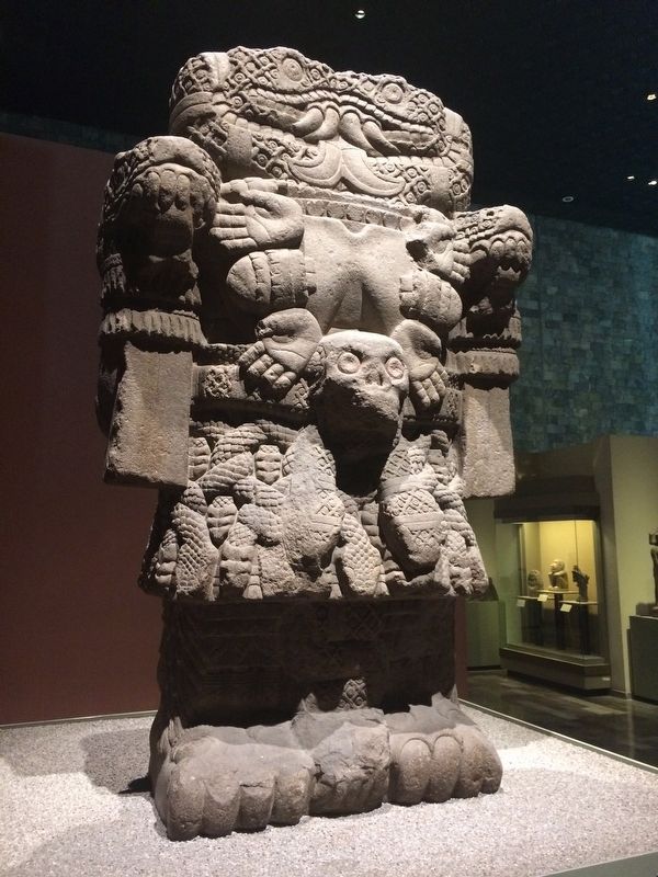 Coatlicue at The National Anthropology Museum of Mexico image. Click for full size.