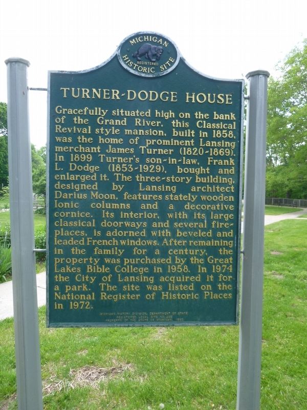 Turner-Dodge House Marker Side B. Click for full size. Turner-Dodge House Marker Side B image. Click for full size.