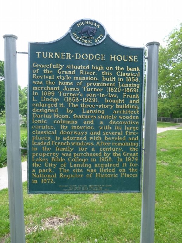 Turner-Dodge House Marker Side B image. Click for full size.