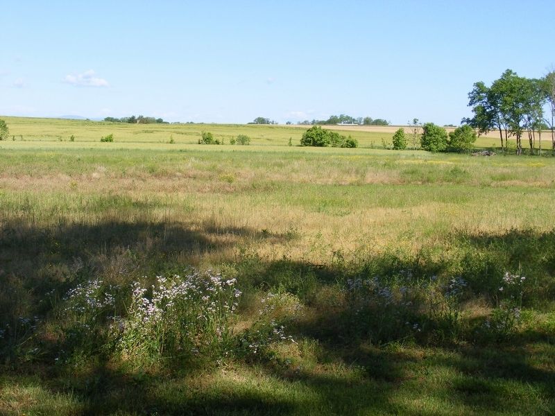 View north from marker location. image. Click for full size.