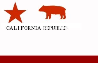 1846 California Bear Flag. Click for full size. 1846 California Bear Flag image. Click for full size.