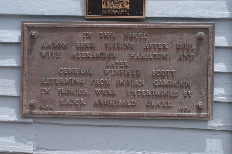 Clark-Bessant House Marker image. Click for full size.