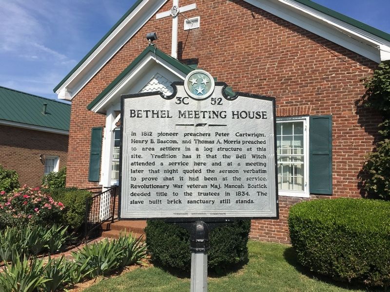 Bethel Meeting House Marker image. Click for full size.