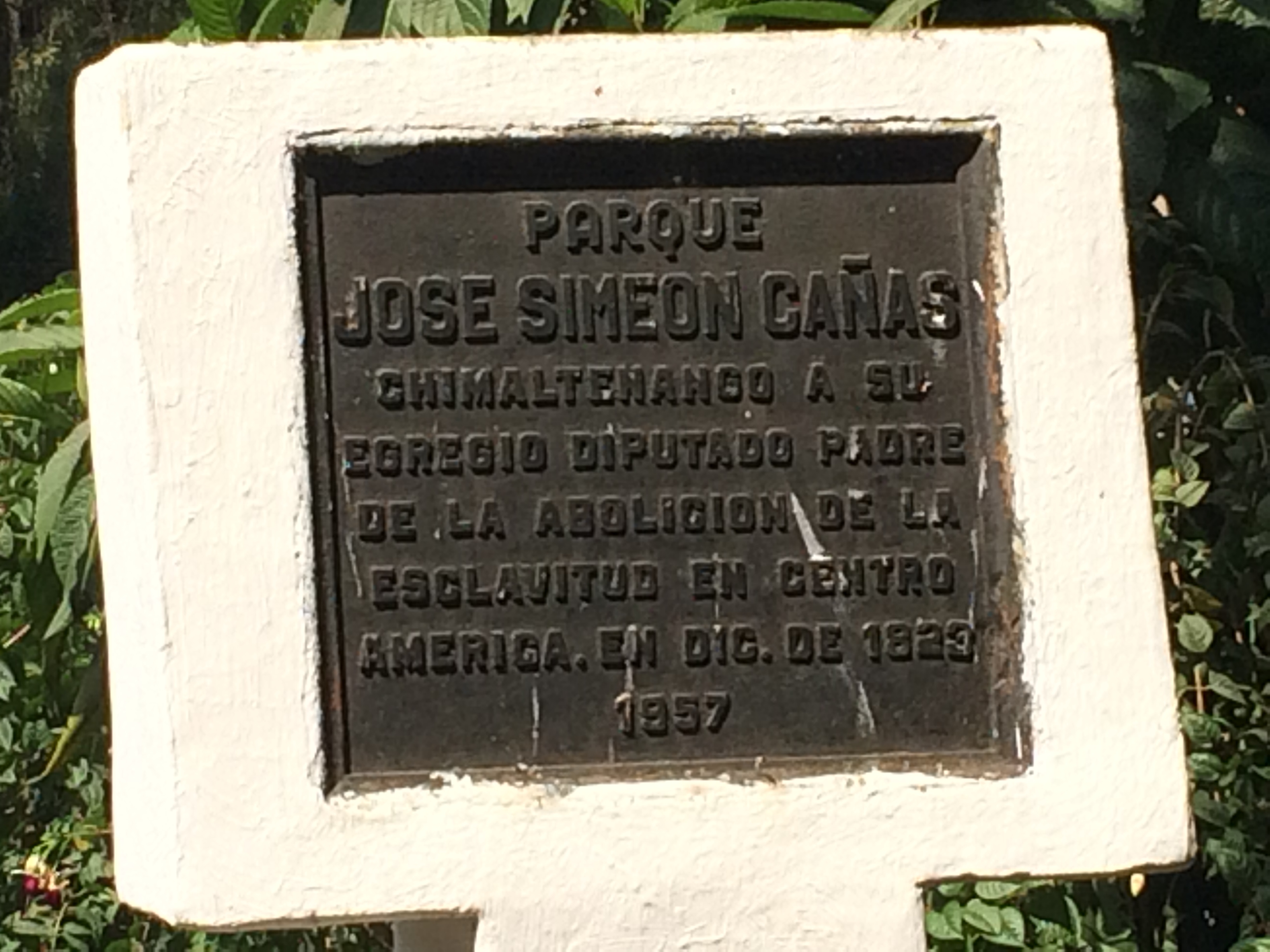 José Simeon Cañas Marker