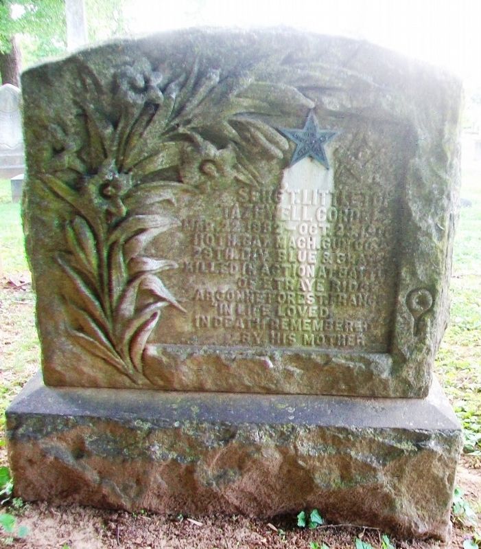 Sergeant Littleton Tazewell Cordell Monument. Click for full size. Sergeant Littleton Tazewell Cordell Monument image. Click for full size.