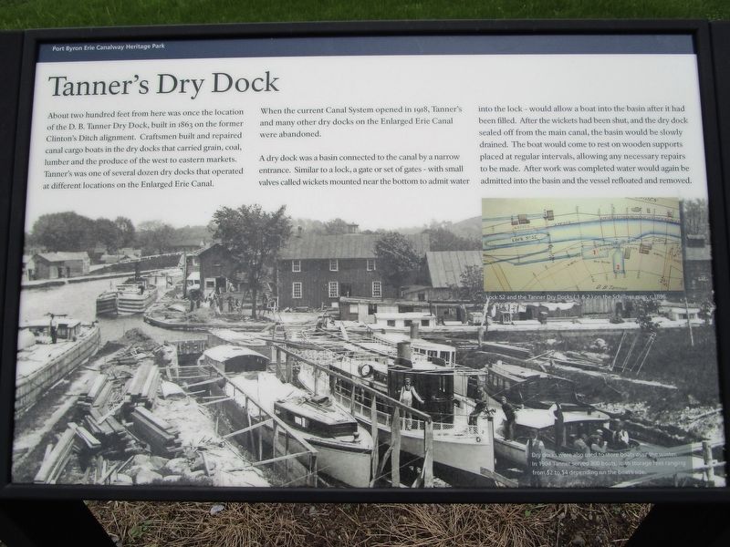 Tanner's Dry Dock Marker. Click for full size. Tanner's Dry Dock Marker image. Click for full size.