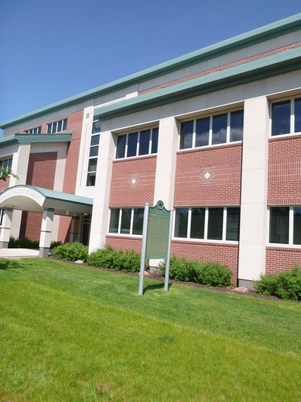 Lansing Community College Administration Building with Marker image. Click for full size.