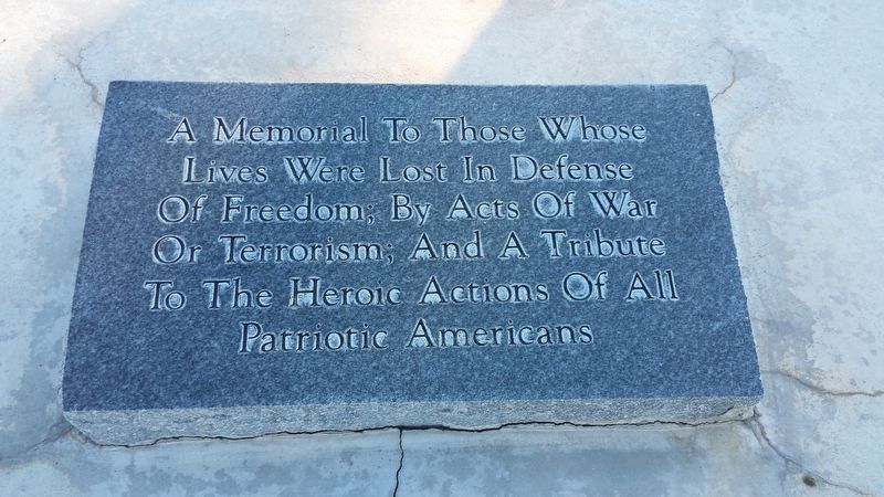 Arco Veterans Memorial image. Click for full size.