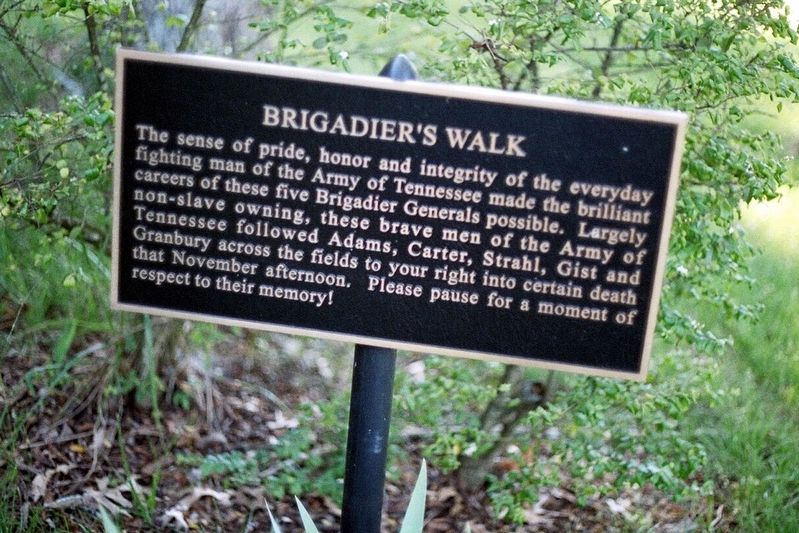 Brigadier's Walk Marker image. Click for full size.