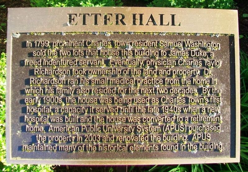 Etter Hall Marker. Click for full size. Etter Hall Marker image. Click for full size.