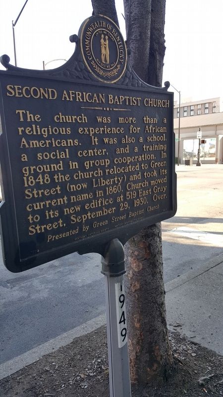Second African Baptist Church Marker image. Click for full size.
