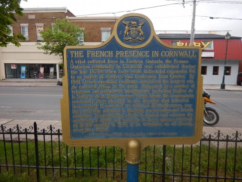 The French Presence in Cornwall Marker. Click for full size. The French Presence in Cornwall Marker image. Click for full size.