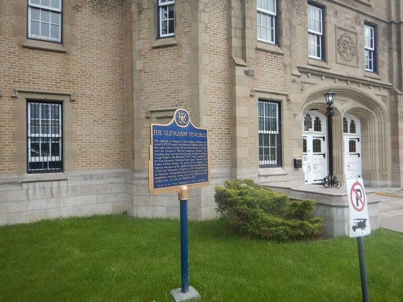 Wideview of The Glengarry Fencibles Marker. Click for full size. Wideview of The Glengarry Fencibles Marker image. Click for full size.