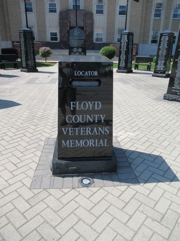 Floyd County Veterans Memorial image. Click for full size.