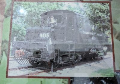 Railroad Car Barn Marker - Upper Image. Click for full size. Railroad Car Barn Marker - Upper Image image. Click for full size.